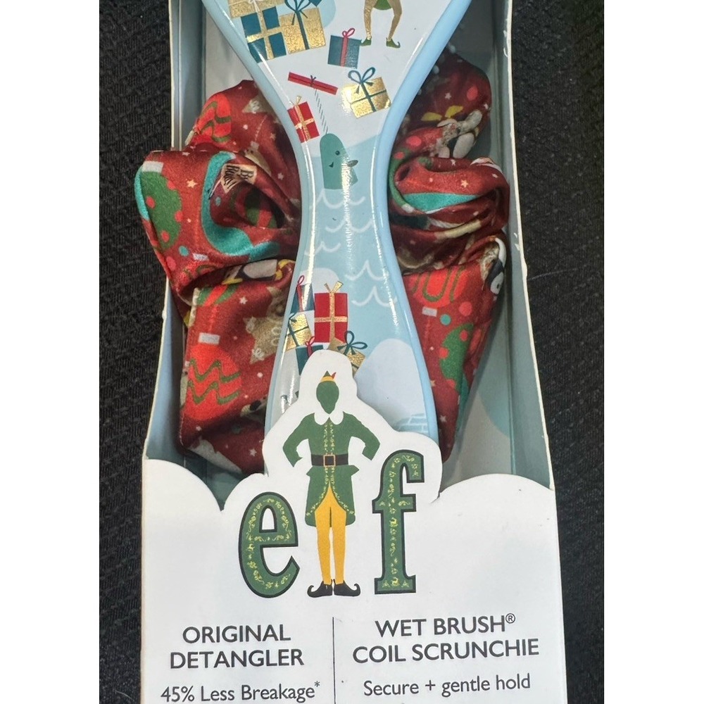 Wet Brush Christmas Cheer Elf  Brush & Scrunchie Duo New‎ - Picture 5 of 10